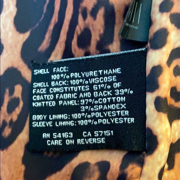 Black Rivet Faux Leather Jacket - Picture 7 of 7